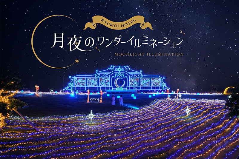沖縄のイルミネーション15選　13位:月夜のワンダーイルミネーション