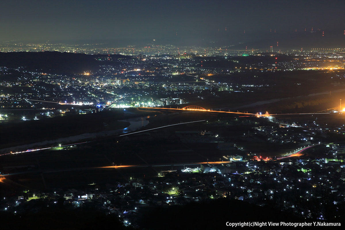 京都の夜景ドライブスポットTOP10　7位　　万灯呂山展望台