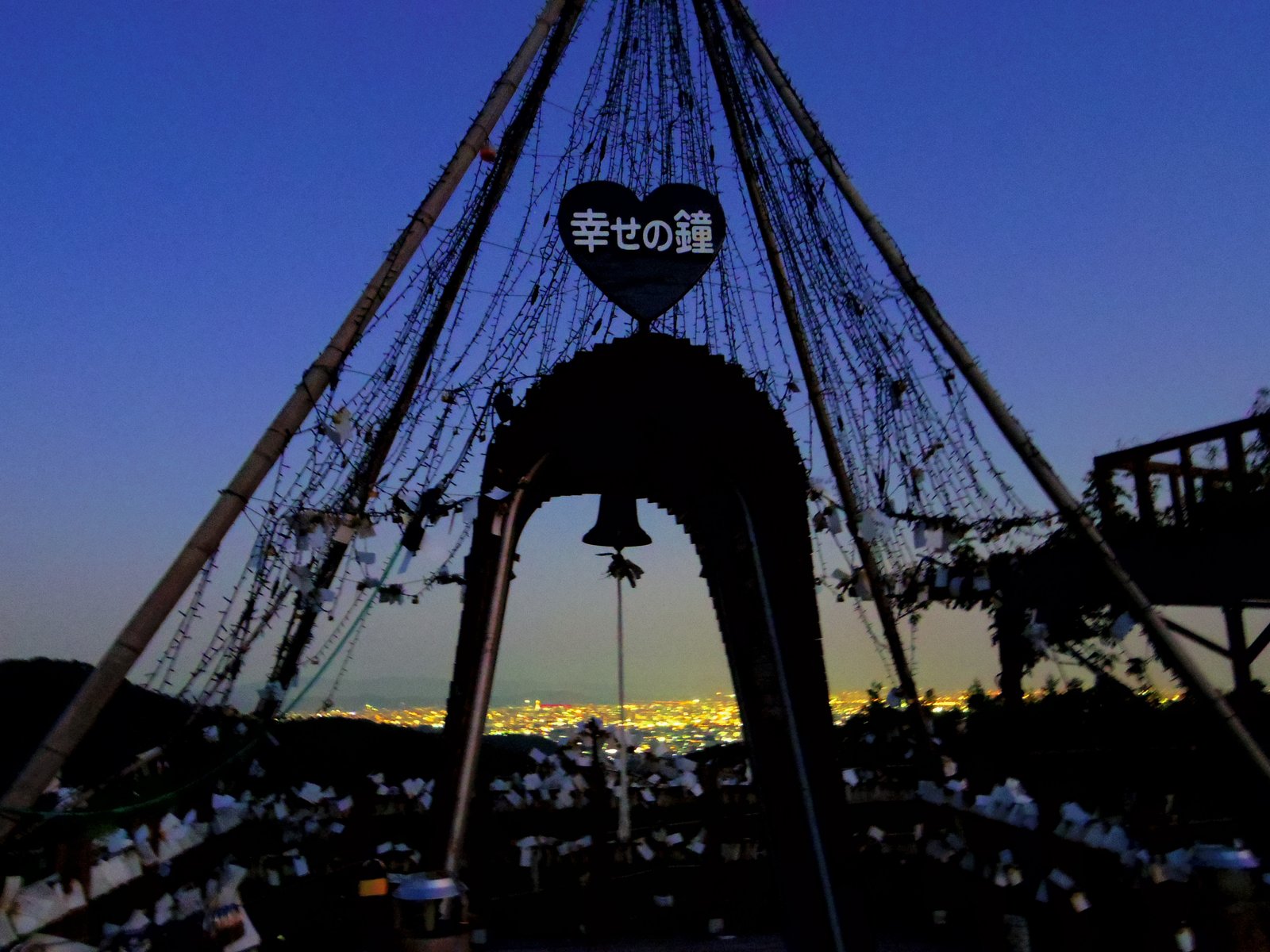 京都の夜景ドライブスポットTOP10　8位　菖蒲ヶ丘展望台