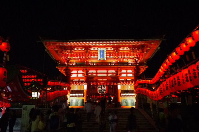 京都の夜景ドライブスポットTOP10　4位　伏見稲荷神社