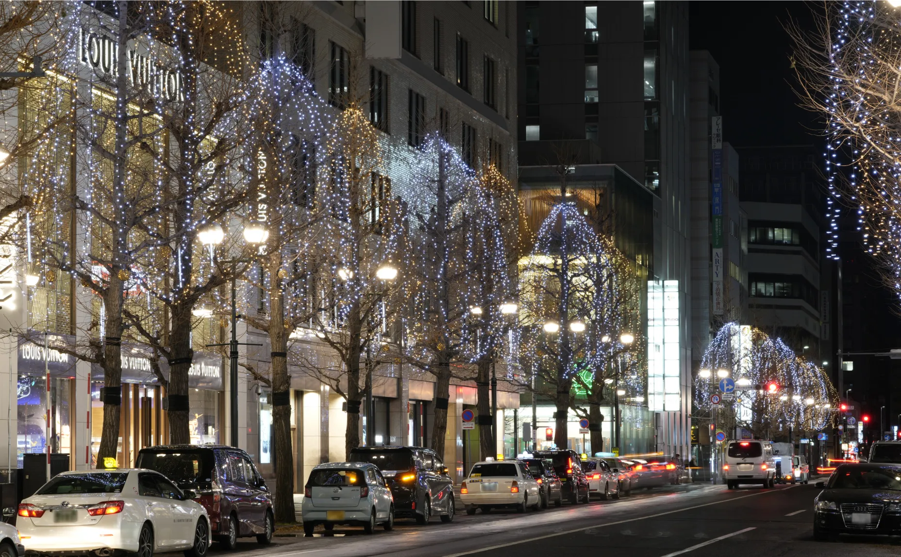 札幌のイルミネーションBEST10第8位　南一条通