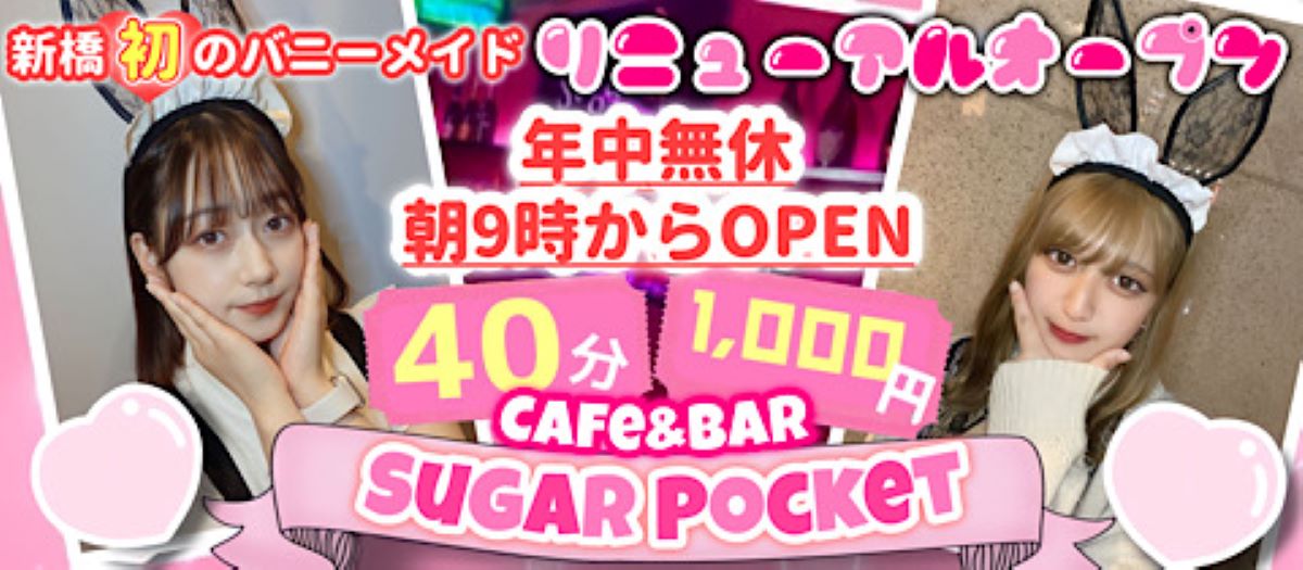 新橋　キャバクラ　２０選　　第１６位　Cafe&Bar Sugar Pocket