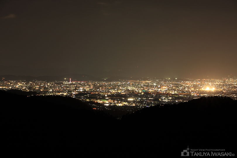 京都の夜デートのおすすめ20選　18位:菖蒲ヶ丘展望台