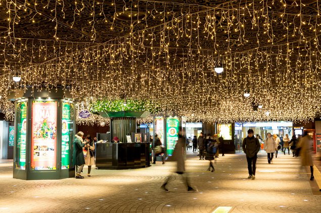 福岡のイルミネーションのおすすめ20選　20位:Delightful Christmas～贈り物を探す時間も楽しい、てんちかのクリスマス～