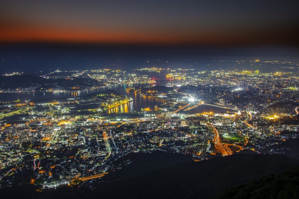 福岡の夜景スポットのおすすめ20選　5位:皿倉山
