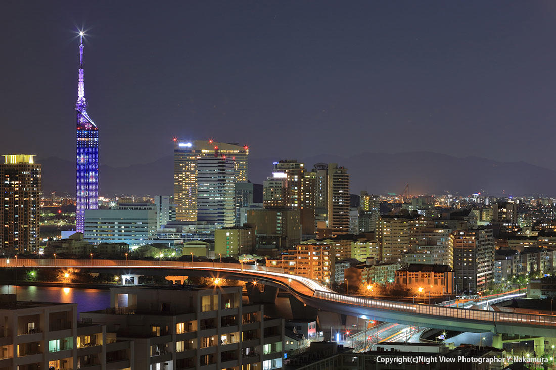 福岡の夜景スポットのおすすめ20選 7位:愛宕神社2