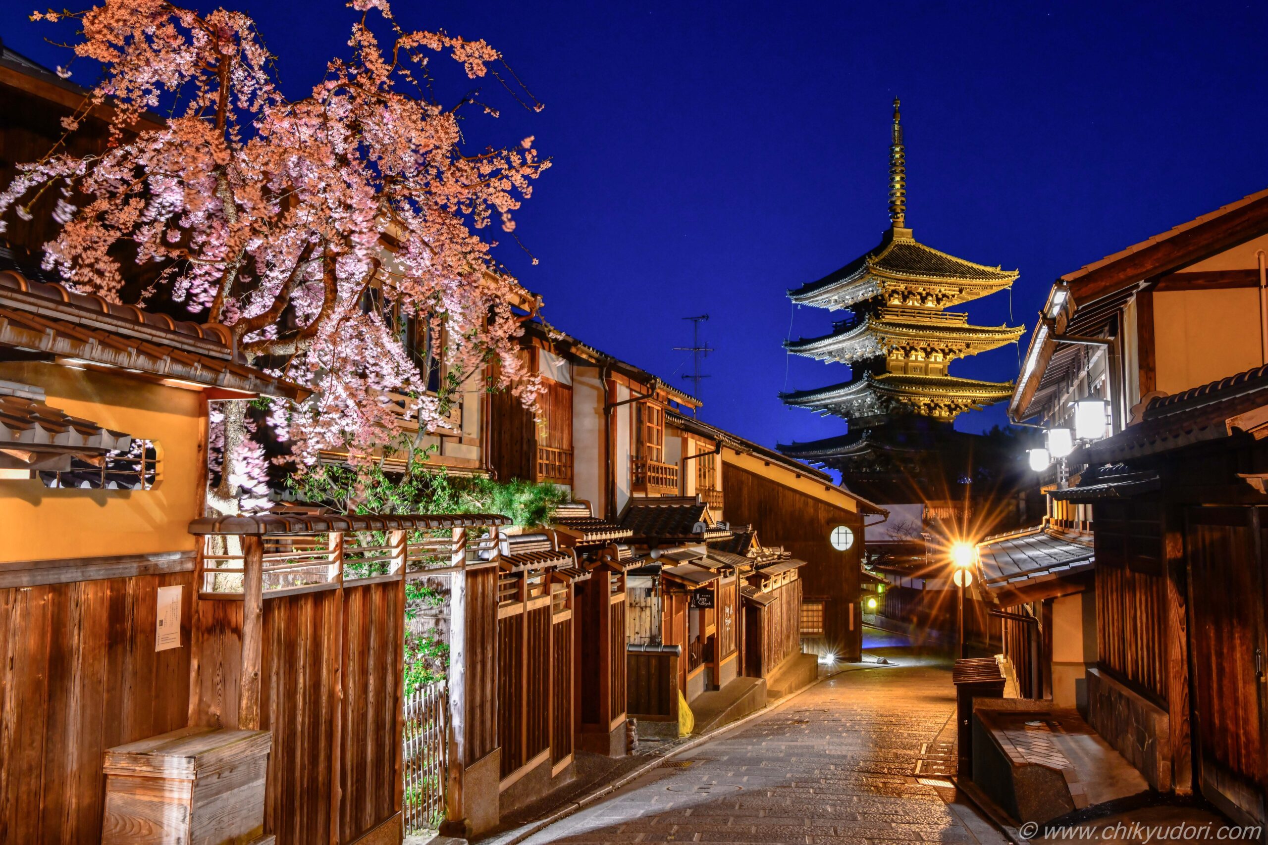 京都の桜のライトアップのおすすめ20選　14位:三年坂