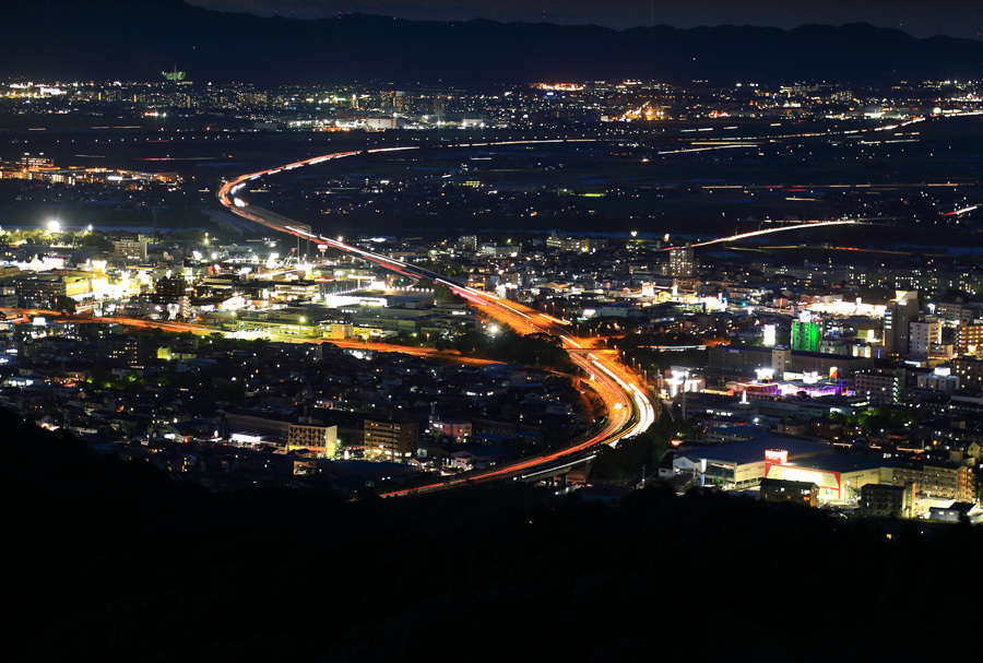 福岡の夜景スポットのおすすめ20選 2位:高良大社2