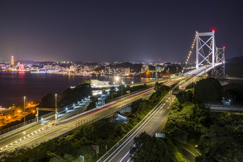 福岡の夜景スポットのおすすめ20選 10位:和布刈公園2