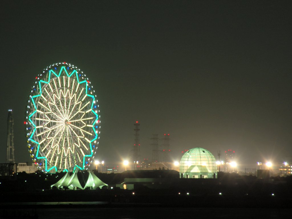 東京の夜景のドライブおすすめスポット20選　2位:葛西臨海公園