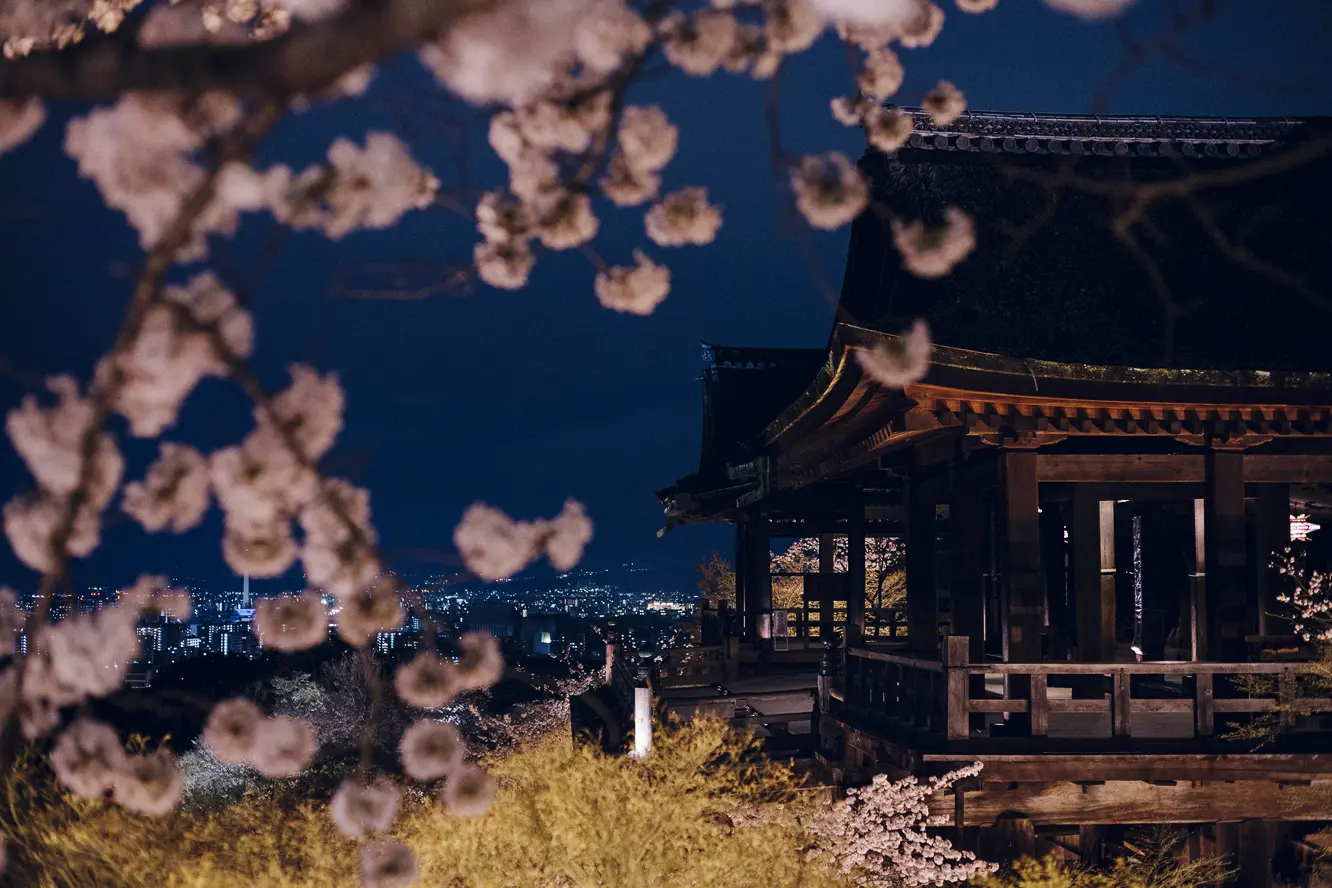 京都の夜景スポットのおすすめ20選　19位:清水寺