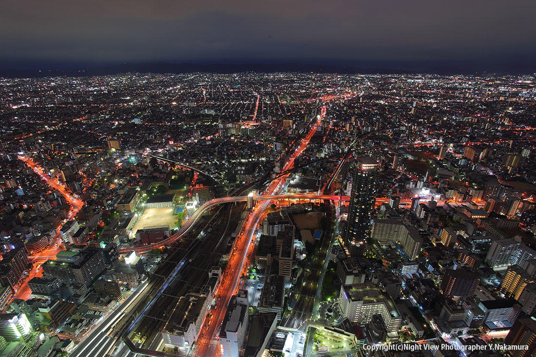 大阪の夜景のおすすめスポット20選　3位:ハルカス300展望台