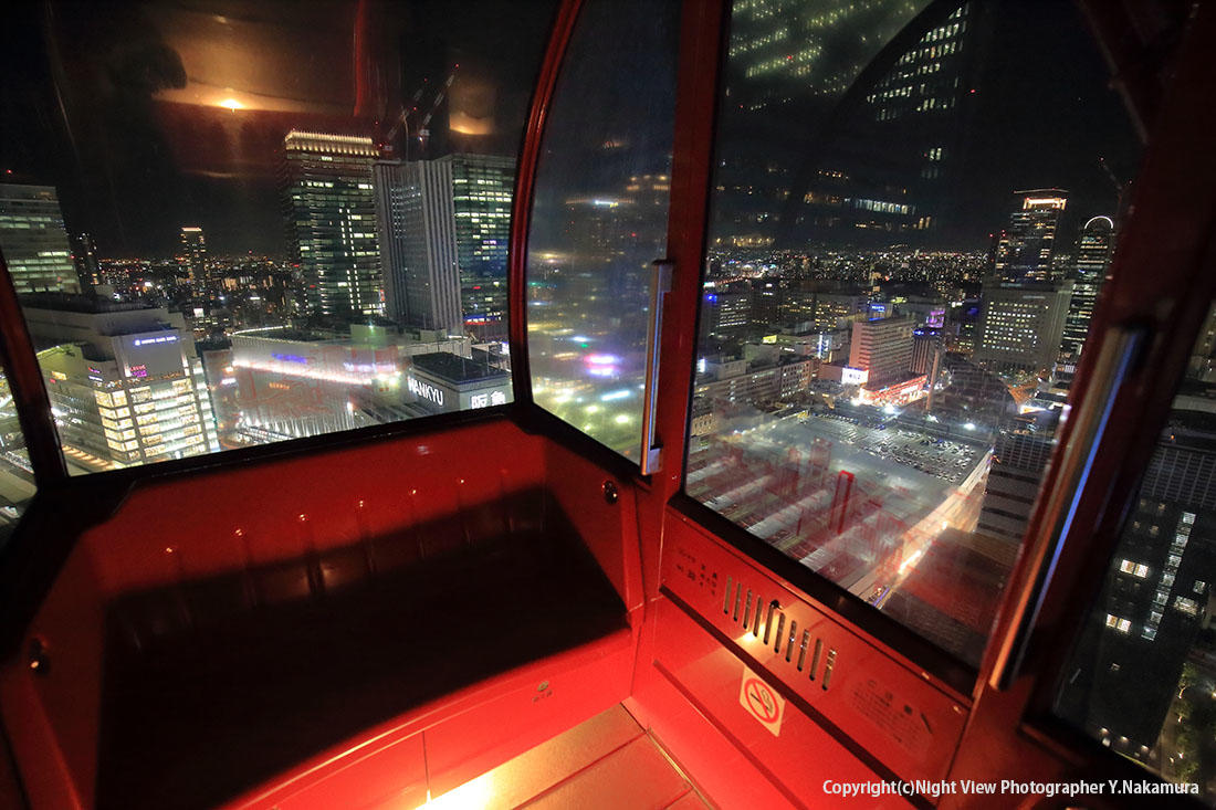 大阪の夜景のおすすめスポット20選　20位:HEP FIVE観覧車