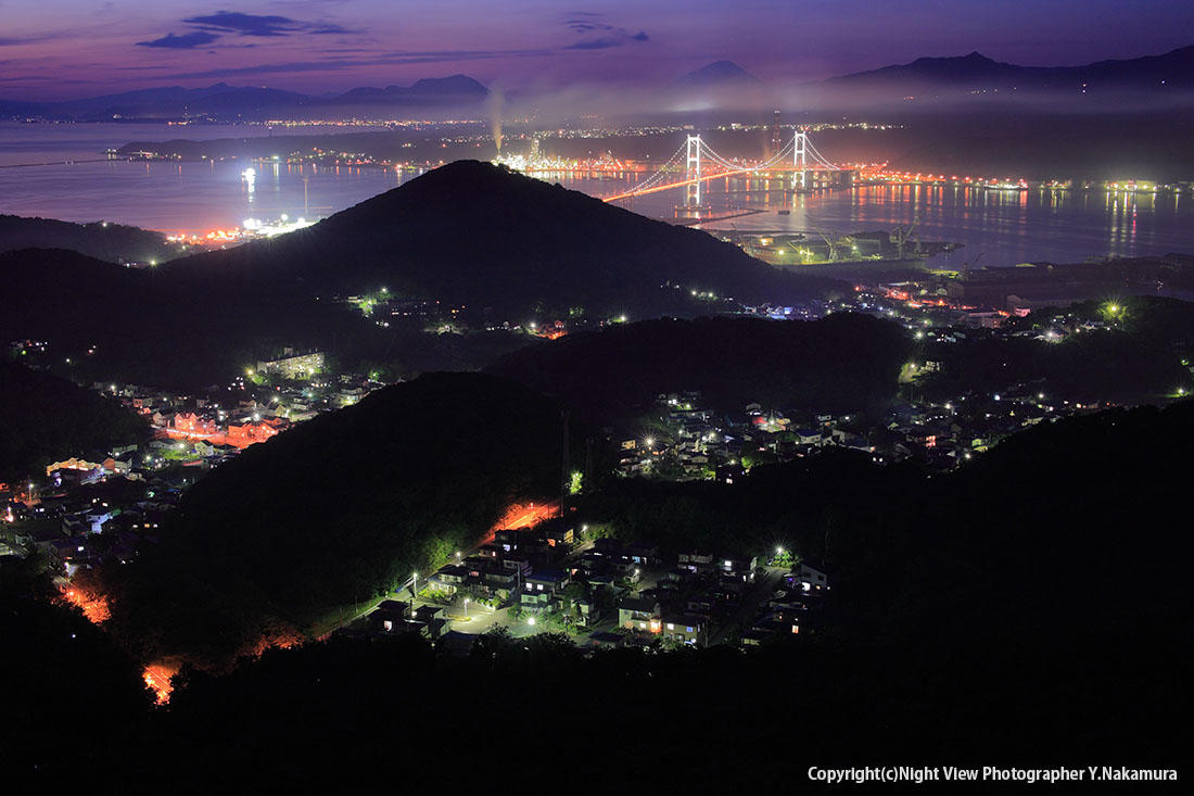 北海道の夜のドライブスポット20選　12位:測量山展望台