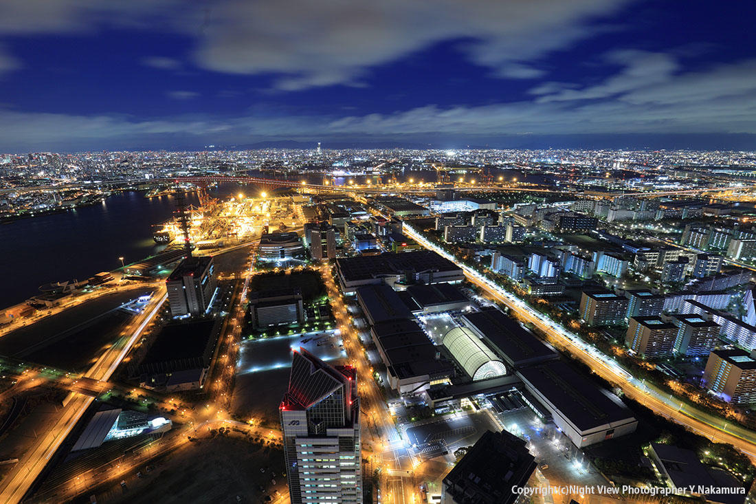 大阪の夜景のおすすめスポット20選　5位:大阪府咲洲庁舎(さきしまコスモタワー)展望台