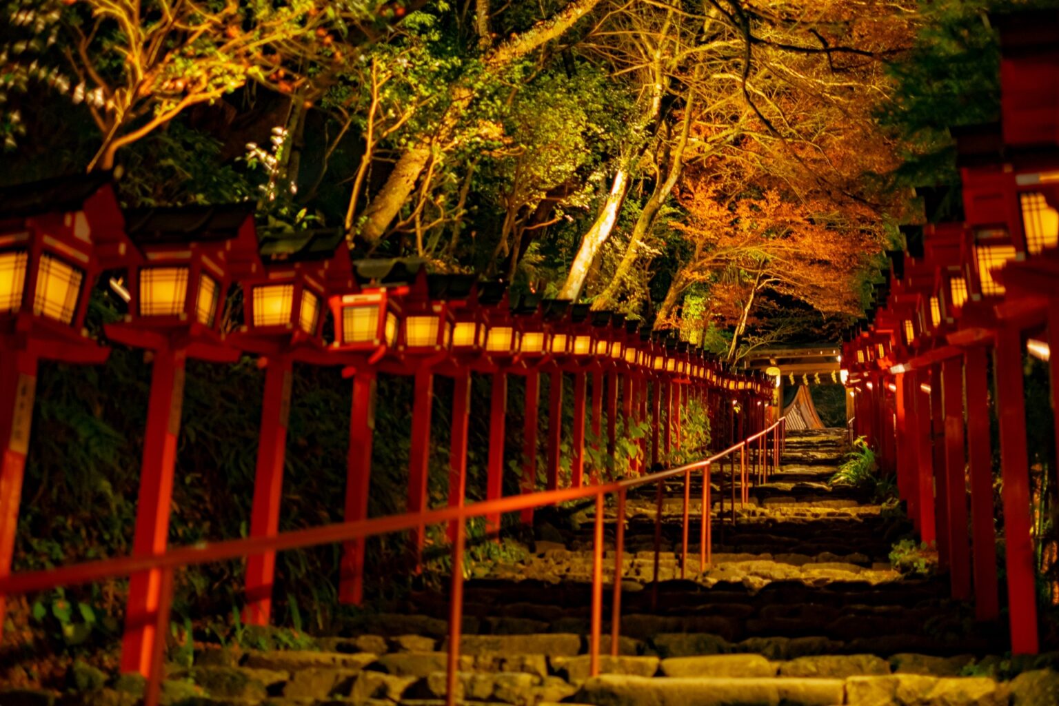 京都の紅葉ライトアップのおすすめ20選　17位:貴船神社