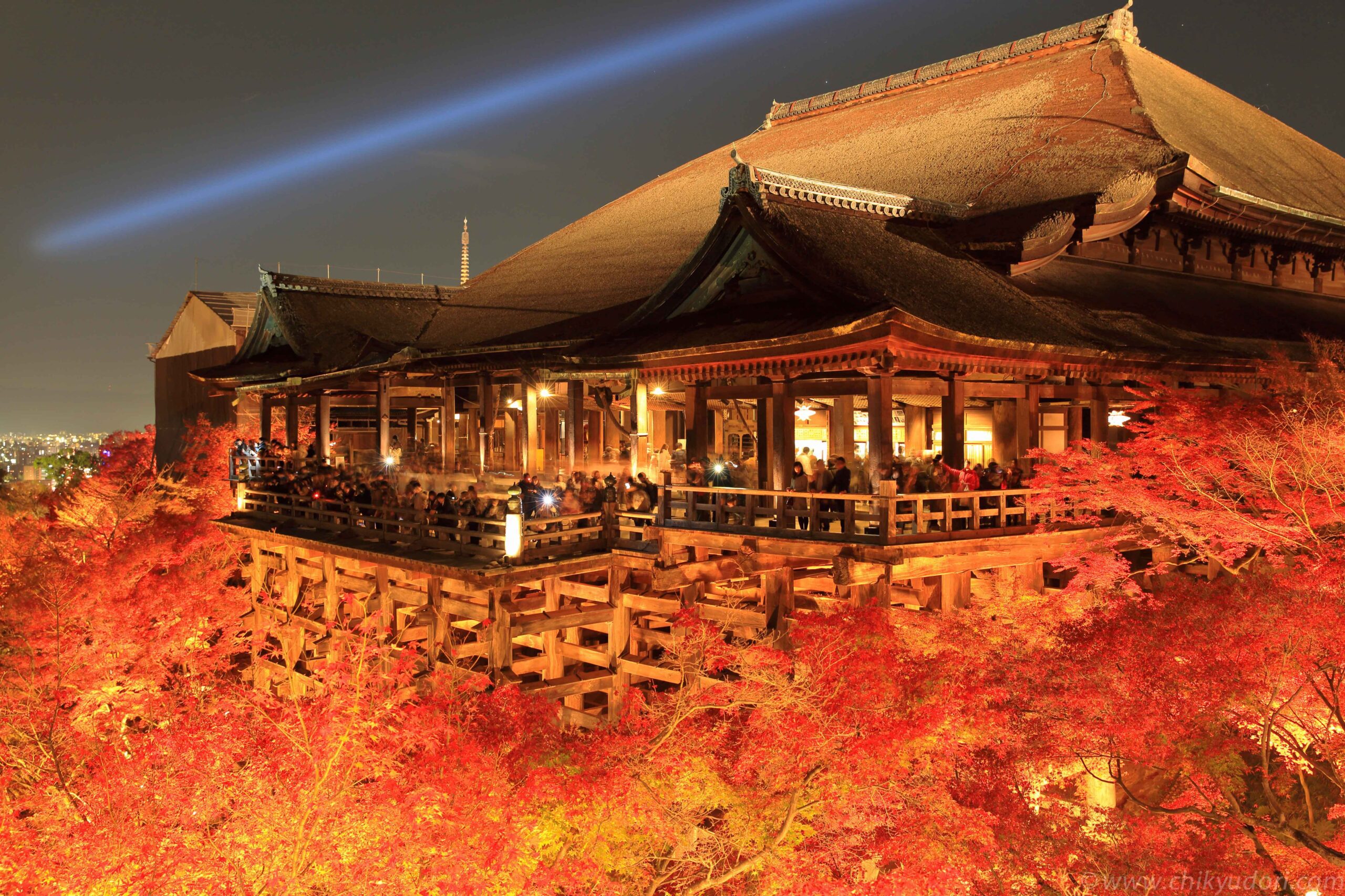 京都の紅葉ライトアップのおすすめ20選　15位:清水寺
