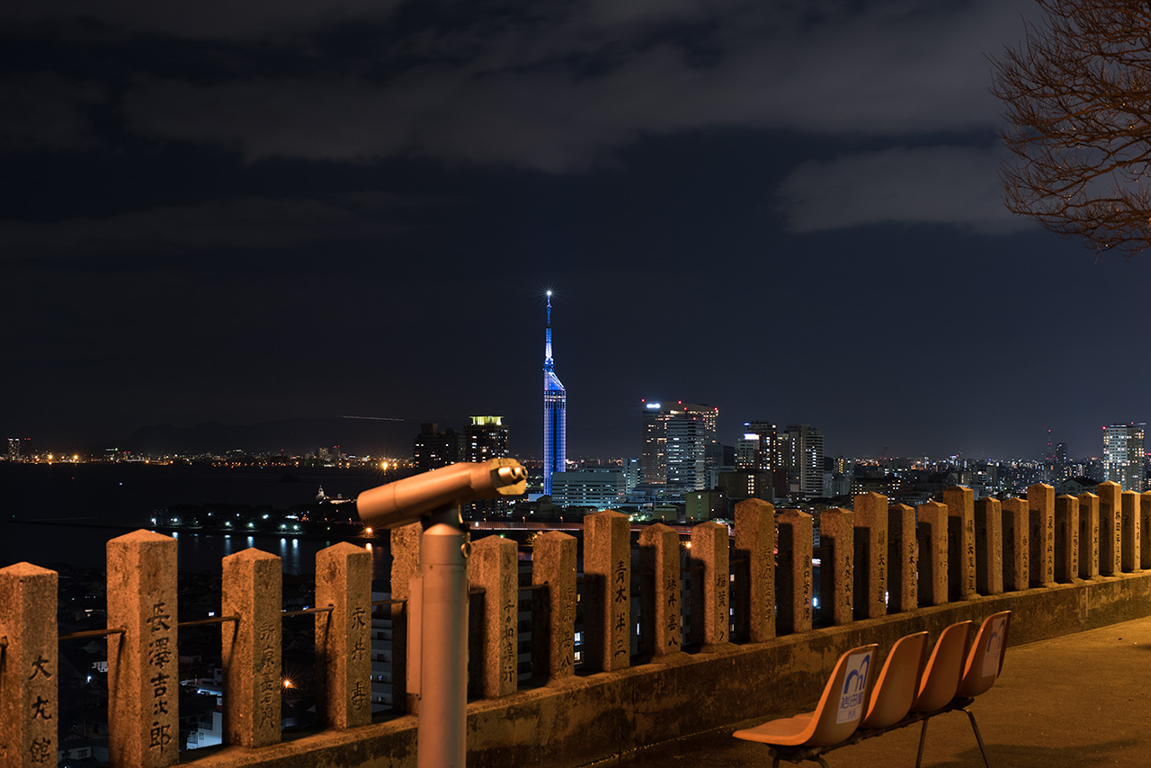 福岡の夜景ドライブのおすすめスポット20選 6位:愛宕神社