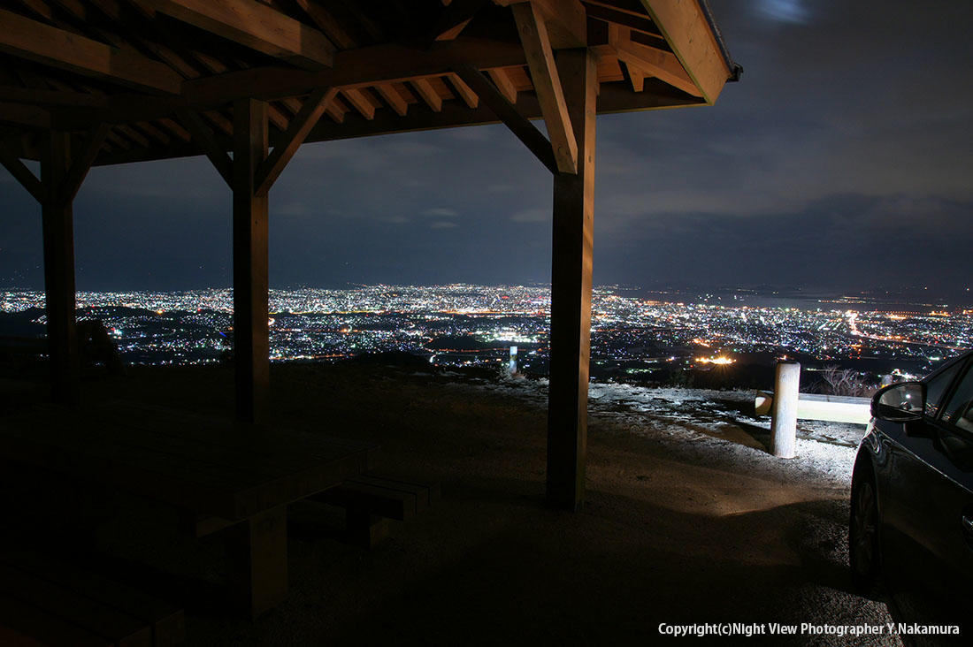 福岡の夜景ドライブのおすすめスポット20選　1位:米ノ山展望台