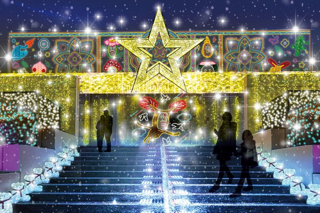 福岡のイルミネーションの穴場25選　5位:アクロス福岡