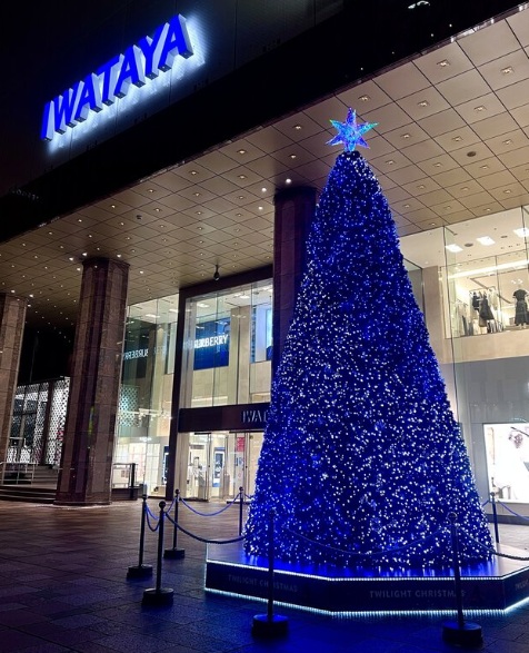 福岡のイルミネーションの穴場25選　23位:岩田屋本店