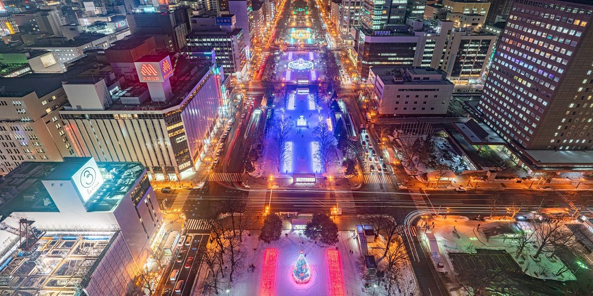 札幌の夜景でドライブするならココ！人気の場所TOP20選をご紹介！　人気第9位:大通公園